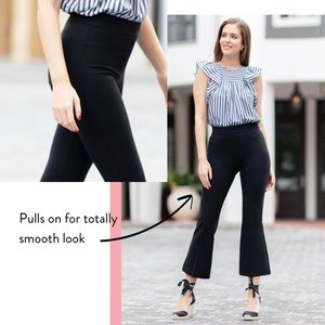 SPANX The Perfect Black Pant, Cropped Flare L TALL